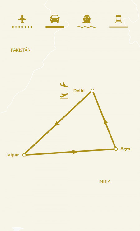 ÍNDIA: TRIANGLE D'OR